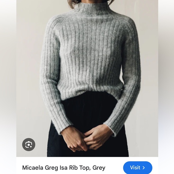 Micaela Greg | Isa Rib Sweater - BLACK medium - Picture 1 of 6